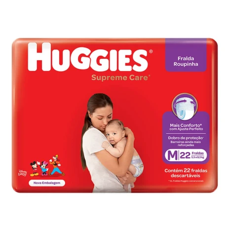 FR.HUGGIES SUP.CARE ROUP. JUMBO M C/22