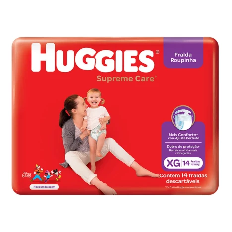 FR.HUGGIES SUP.CARE ROUP. JUMBO XG C/14