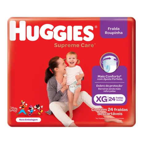 FR.HUGGIES SUP.CARE ROUP. MEGA XG C/24