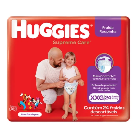 FR.HUGGIES SUP.CARE ROUP. MEGA XXG C/24