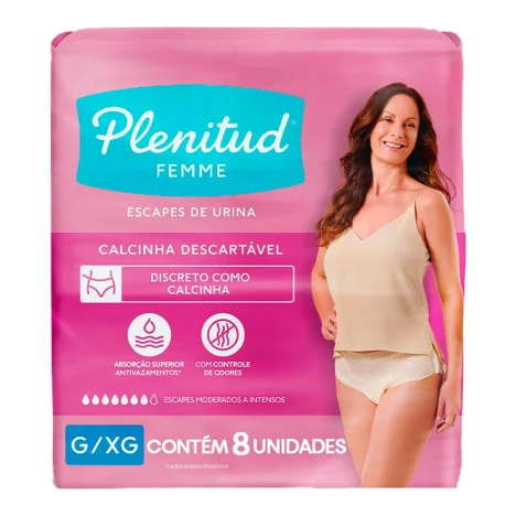 RP.PLENITUD ACTIVE MULHER G/XG C/8