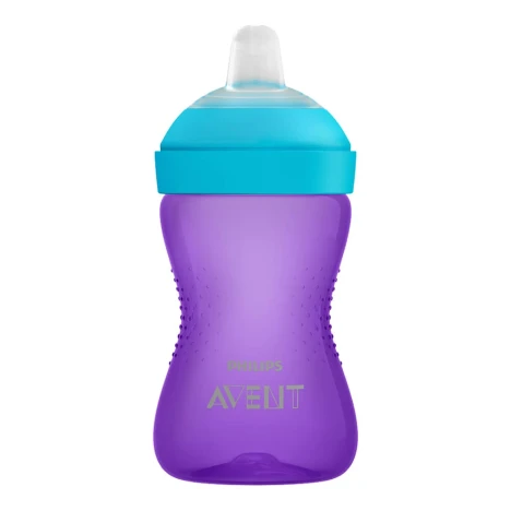 COPO AVENT BICO SILICONE 300ML ROXO/AZUL