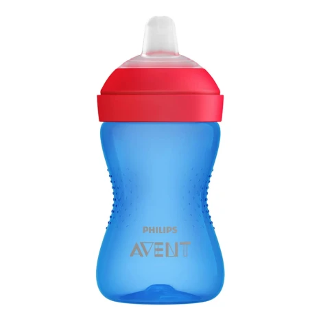 COPO AVENT BICO SILICONE 300ML AZUL/VERM