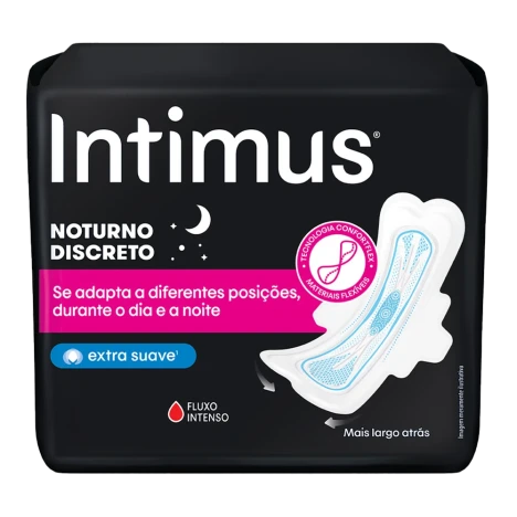 Absorvente Intimus Dia&noite Ultrafino Suave C/14