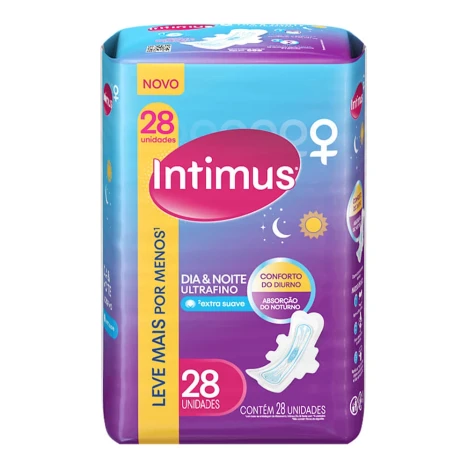 ABS.INTIMUS DIA&NOITE ULTRAFINO SUAVE C/28