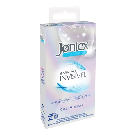 PRES. JONTEX LUBR.SENSACAO INVISIVEL  C/4