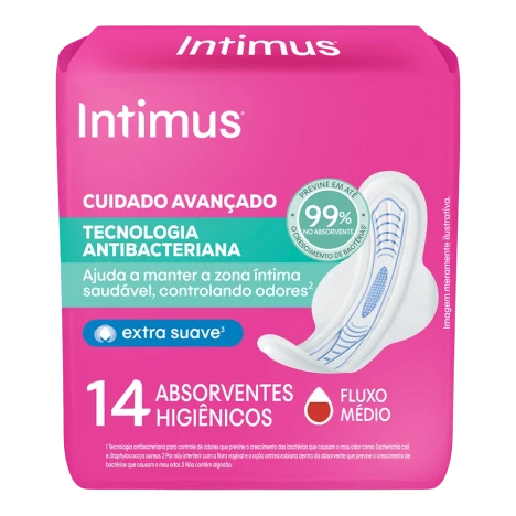 Absorvente Intimus Antibac Ultrafino C/a C/14