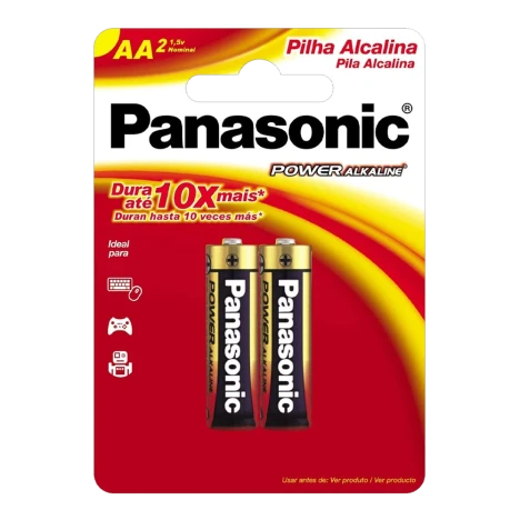 Pilha Alcalina Aa C/2 - Lr6xab/2bmms - 8x12x1