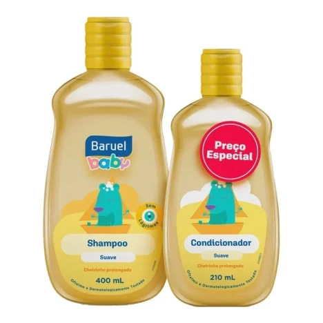 PROMO SH.BARUEL BABY 400ML + COND. 210ML SUAVE