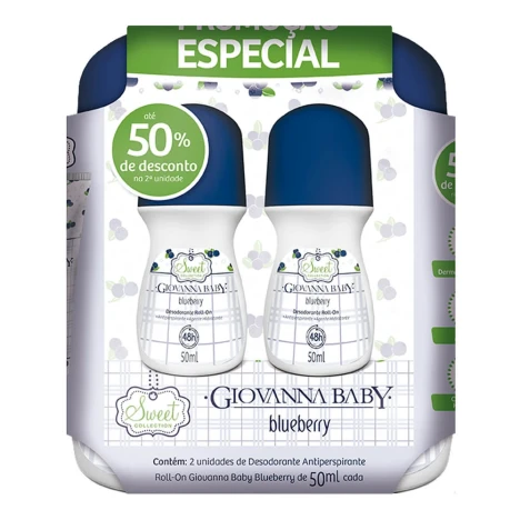PROMO DEO.GB RL. 50ML BLUEBERRY C/2