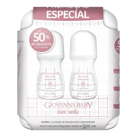 PROMO DEO.GB RL. 50ML BLANC. VANILLA C/2