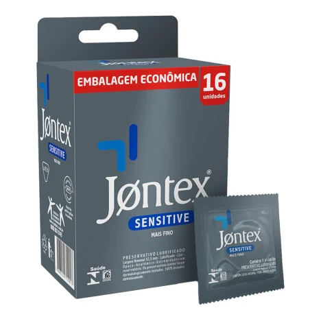 PRES. JONTEX LUBR. SENSITIVE C/16