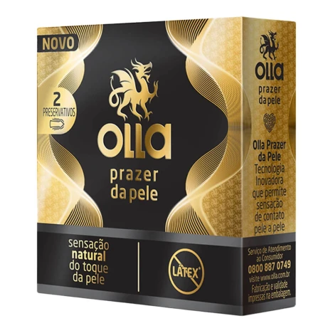 PRES. OLLA LUBR. PRAZER DA PELE C/2