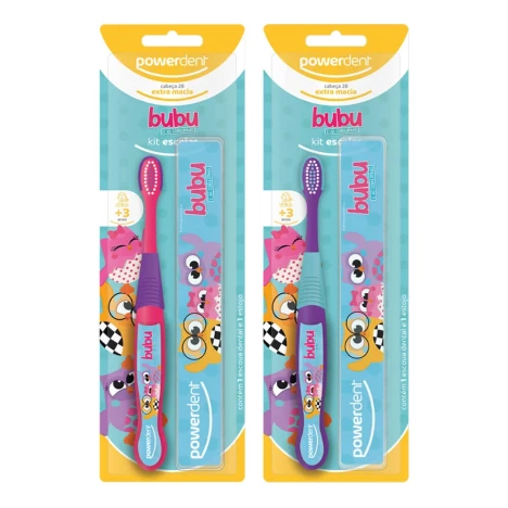KIT ED.POWERDENT BUBU E CORUJINHAS +3 ANOS