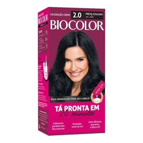 TINT.BIOCOLOR KIT 2.0 PRETO AZULADO