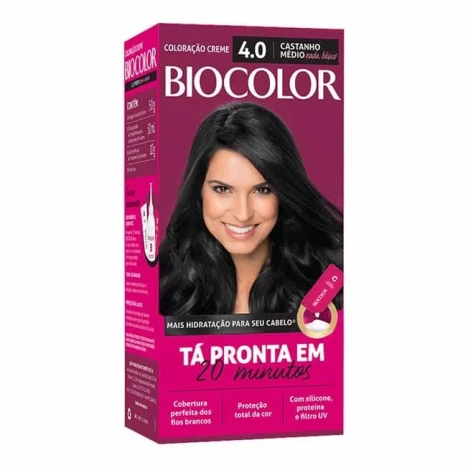 TINT.BIOCOLOR KIT 4.0 CASTANHO MEDIO