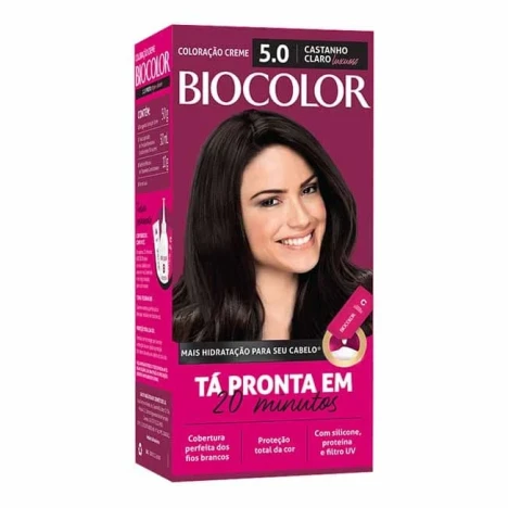 TINT.BIOCOLOR KIT 5.0 CASTANHO CLARO