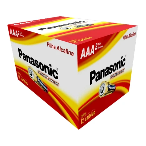 PILHA ALCALINA AAA C/2 - LR03XAB/2BWS - 8X12X1