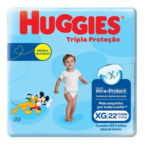 FR.HUGGIES TRI.PROT. JUMBO XG C/22