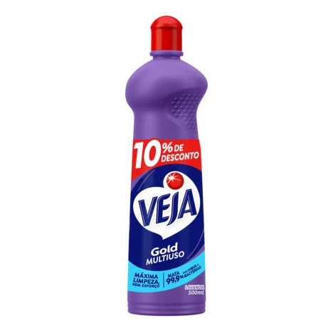 VEJA MULTI USO 500ML LAVANDA/ALCOOL 10% DESC.