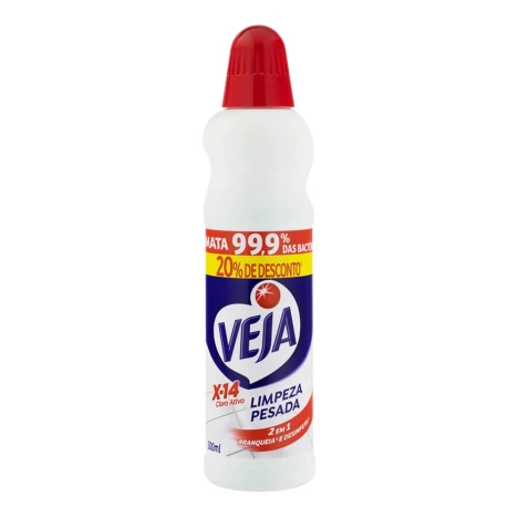 VEJA LIMPEZA 500ML CLORO ATIVO 20% DESC.