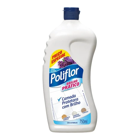CERA POLIFLOR 750ML INCOLOR 30% GRATIS