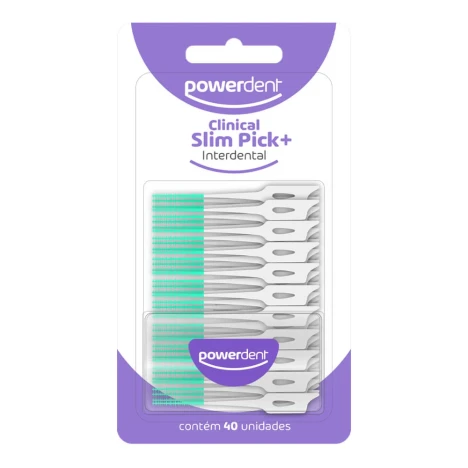 ED.POWERDENT INTERD.SLIM PICK ESTOJO 40 UND.