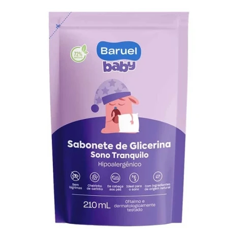 SAB.LIQ.BARUEL BABY 210ML SONO TRANQUILO REFIL