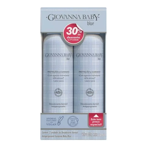 PROMO DES.GIOVANNA BABY AERO 150ML BLUE C/2 30% DESC.*