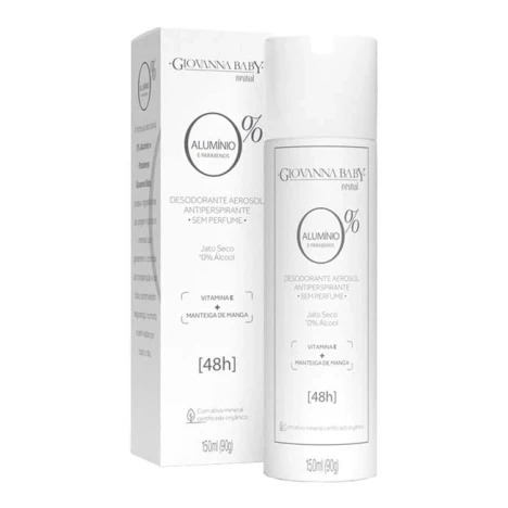 DES.GIOVANNA BABY AERO 150ML NEUTRAL S/ PERFUME 0% ALUMINIO