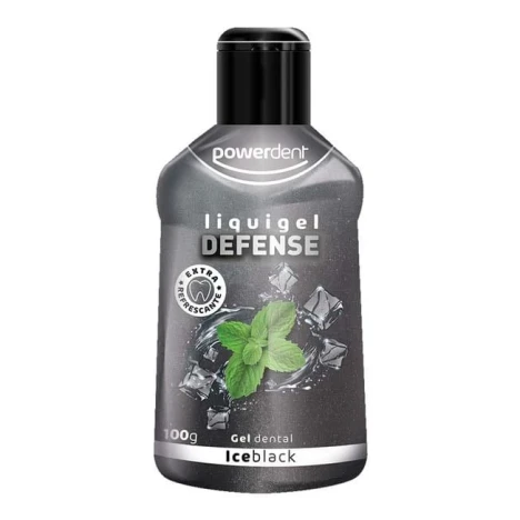GEL D.POWERDENT LIQUIGEL DEFENSE 100G ICE BLACK