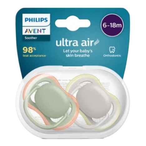 CHUP.AVENT ULT.AIR 6 A 18 MESES NEUTRA C/2