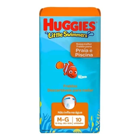FR.HUGGIES MAR E PISCINA C/10 M/G