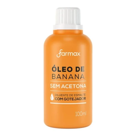 DILUENTE ESMALTE OLEO DE BANANA FARMAX 100ML