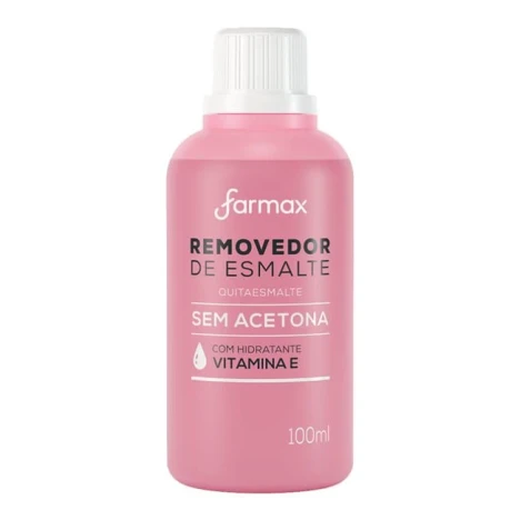 REMOVEDOR DE ESMALTE SEM ACETONA FARMAX 100ML