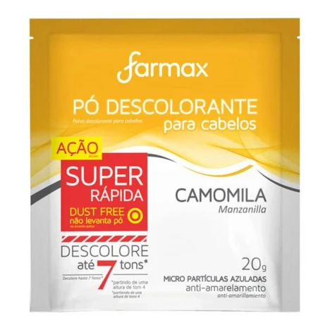 PO DESCOLORANTE CAPILAR CAMOMILA FARMAX 20G