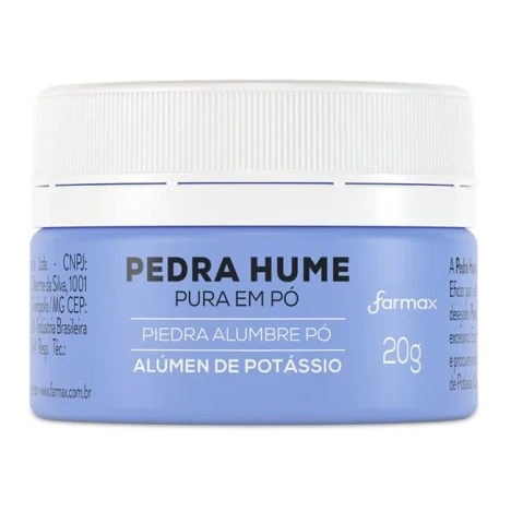 PEDRA HUME PURA EM PÓ FARMAX 20G