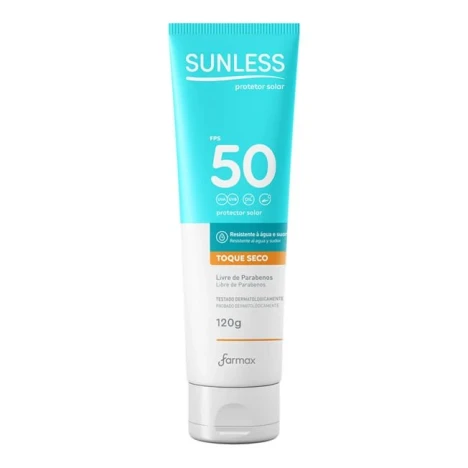 PROTETOR SOLAR FPS 50 SUNLESS 120G