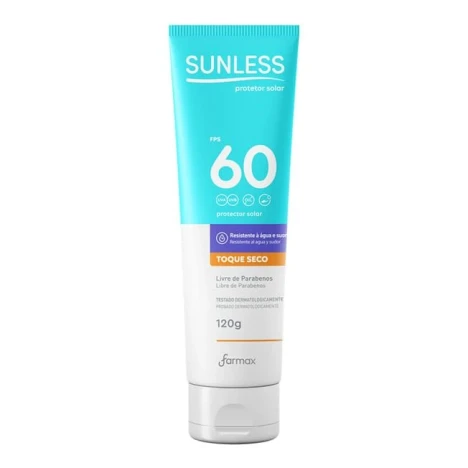 PROTETOR SOLAR FPS 60 SUNLESS 120G