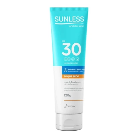 PROTETOR SOLAR FPS 30 SUNLESS 120G
