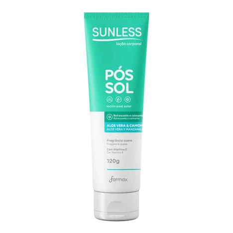 Pos Sol Sunless 120g Camomila E Aloe Vera