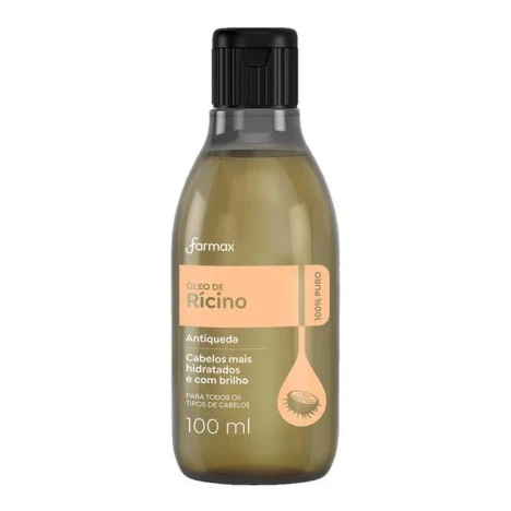 OLEO DE RICINO PURO FARMAX 100ML