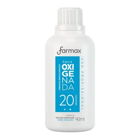 AGUA OXIGENADA DESCOLARANTE CREMOSA 20 VOLUMES FARMAX 90ML