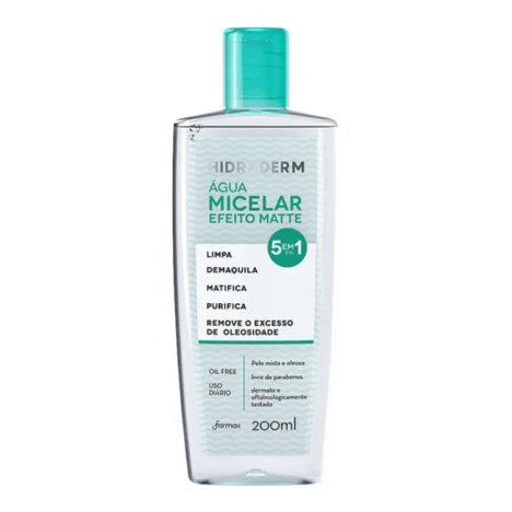 AGUA MICELAR MATTE HIDRADERM 200ML
