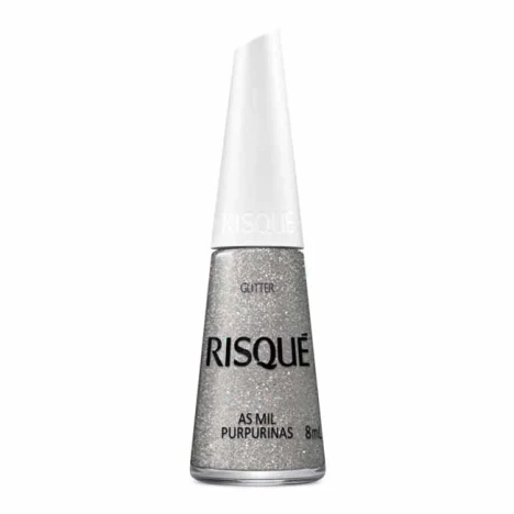 ESM.RISQUE 8ML AS MIL PURPURINA CREM. C/6