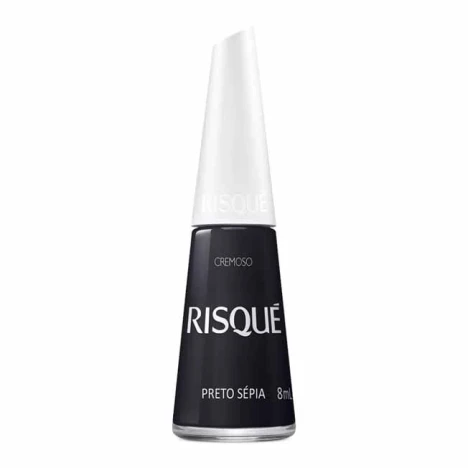 ESM.RISQUE 8ML PRETO SEPIA CREM. C/6