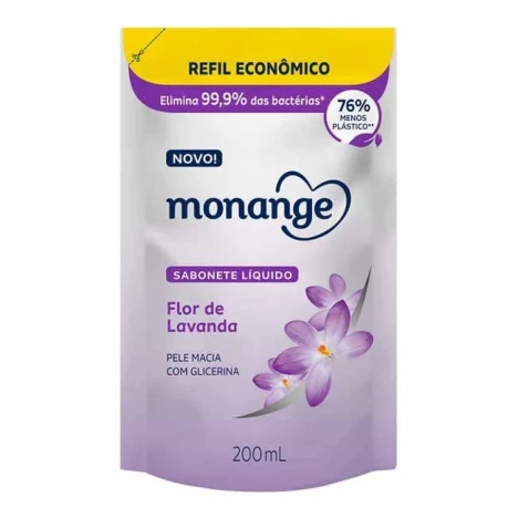 SAB.LIQ.MONANGE 200ML FLOR DE LAVANDA REFIL
