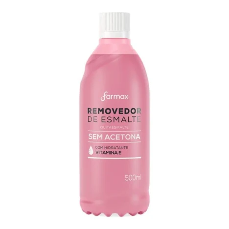 REMOVEDOR DE ESMALTE SEM ACETONA FARMAX 500ML