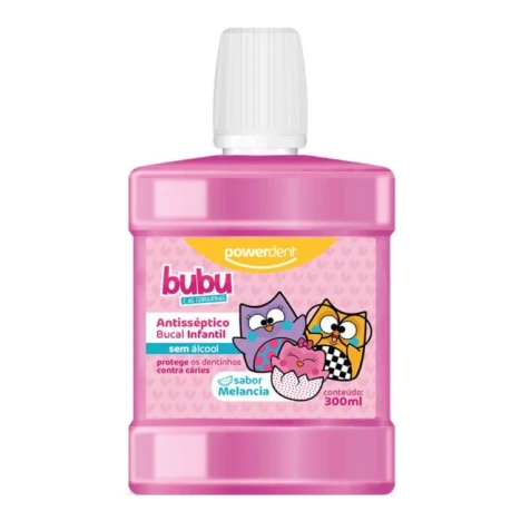 ANTI-SEP.BUCAL POWERDENT 300ML BUBU