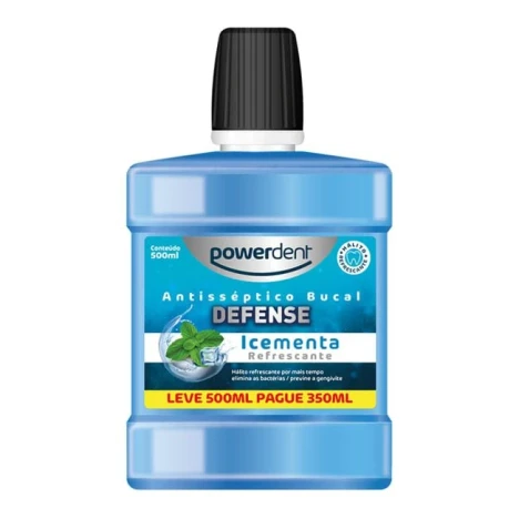 ANTI-SEP.BUCAL POWERDENT MENTA LV500 PG350ML